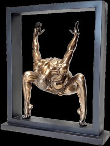 sportsfigur bronze